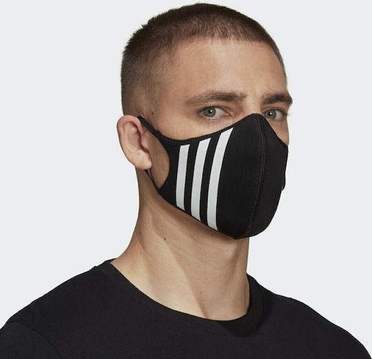 adidas Μάσκα Προστασίας Υφασμάτινη M/L Μαύρη HF7045 1τμχ