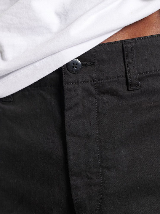 Officers Trousers Chino in Slim Fit Black