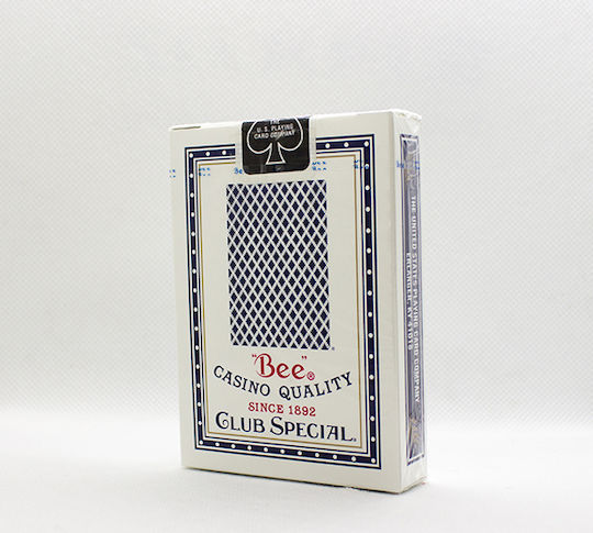 Bee Standard Index Playing Cards Laminated for Poker Blue