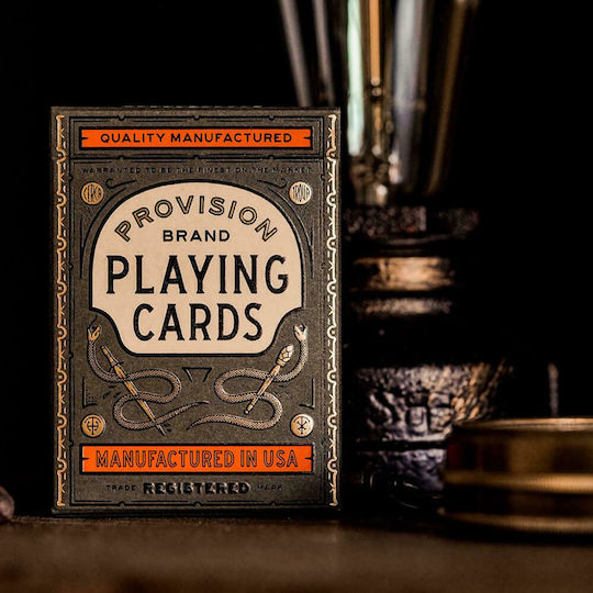 Theory11 Provision Συλλεκτική Τράπουλα Χάρτινη για Poker Κόκκινη σε Πλαστικό Κουτί