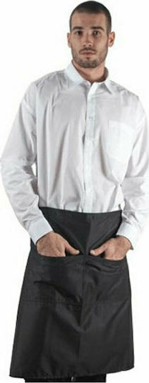 Top Garment Ποδιά Σερβιτόρου Μέσης Black