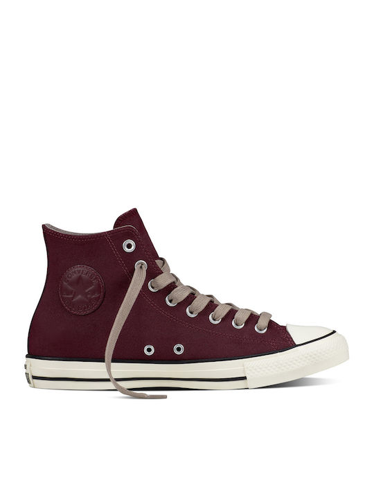 Converse Chuck Taylor All Star Coated Leather Boots Purple