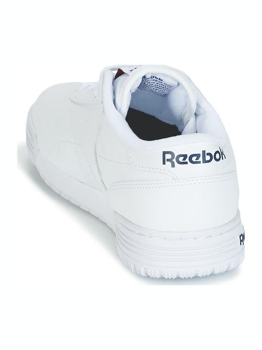 Exofit Lo Clean Logo Ανδρικά Sneakers Intense White / Royal Blue