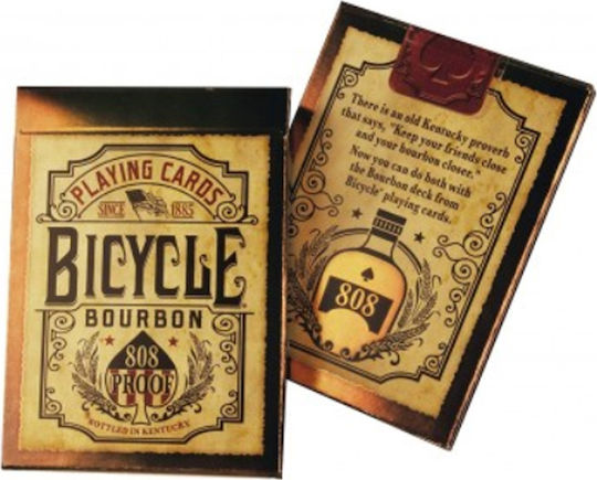 Bicycle Bourbon Collectable Plasticized Playing Cards for Poker Blue