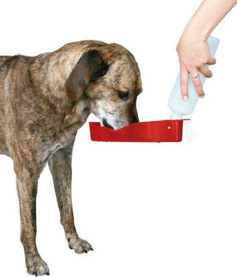 Trixie Travel Kunststoff Flasche Futter & Wasser für Hund & Katze 500ml in Schwarz Farbe