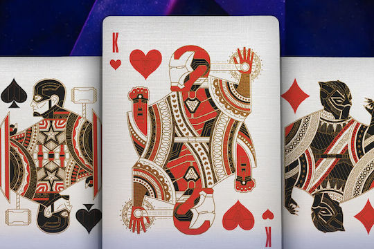 Theory11 Marvel: Avengers Collectible Playing Cards Laminated for Poker