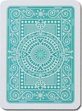 Modiano Texas Poker 2 Jumbo Playing Cards Plastic for Poker Green