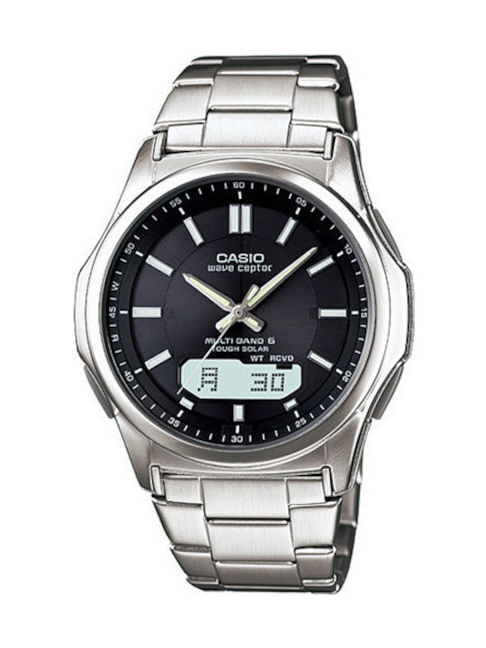 Casio Watch Battery with Silver Metal Bracelet