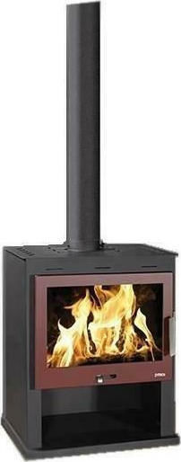 Syrios Sitia Oțel Soba pe lemne 16.3kW Bordeaux