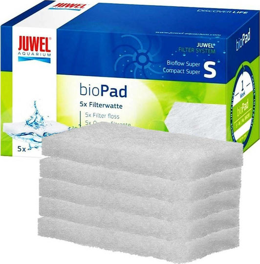 Juwel bioPad Fiberglass for Aquarium Filtering Glass Wool Filter (S) 5pcs