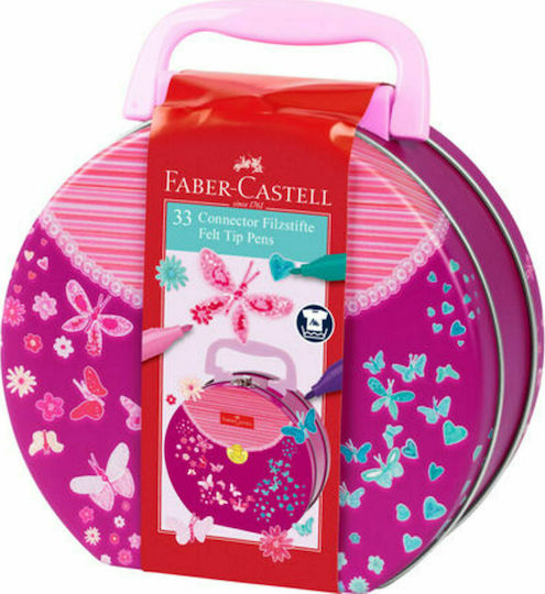 Faber-Castell Μαρκαδόροι Ζωγραφικής Λεπτοί Σετ 33 χρώματα