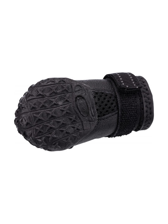 Trixie Walker Active Shoes Dog Velcro Boots Black 2 pieces in Black Color