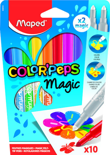 Maped Color'Peps Magic Drawing Markers Thick Set 10pcs