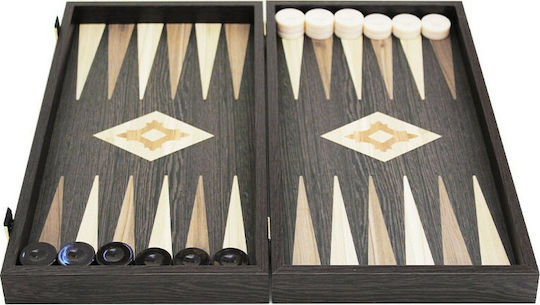 Manopoulos Wenge Replica Lucrat manual Table Lemn cu Piese 48x48cm