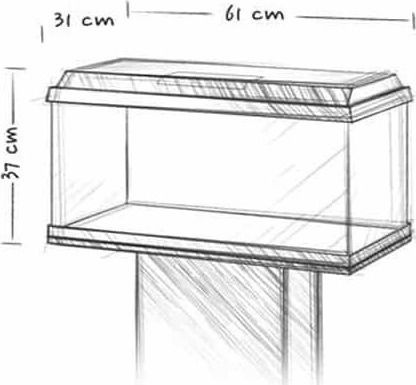 Juwel Primo Aquarium Capacity 60l with Lighting Heater Circulator 61x31x37cm Black