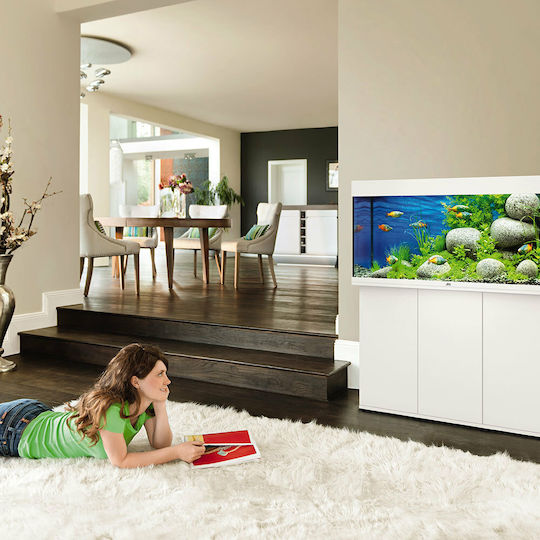 Juwel Juwel Aquarien mit Kapazität 180lt mit Beleuchtung Heizgerät Zirkulator Filter 101x41x50cm Weiß