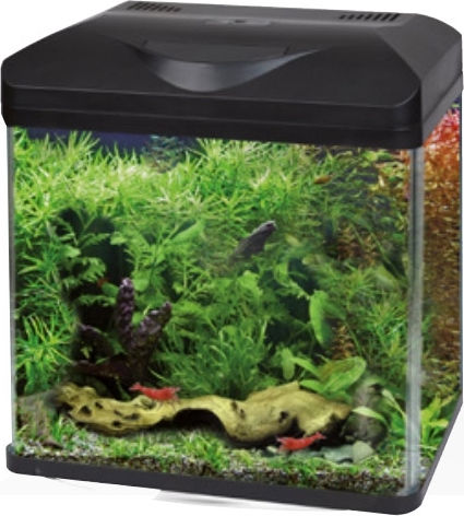 Croci Amtra Laguna 30 LED Acvariu de Pești cu Capacitate de 16lt cu Iluminare și 30x23.5x34.5cm. Negru