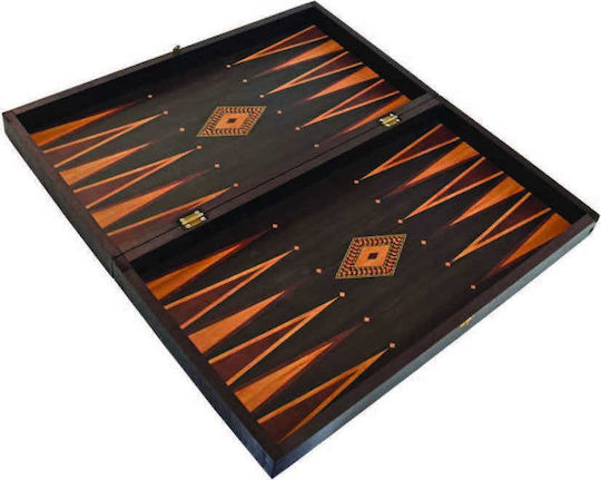 Gravură Parthenon Table Lemn cu Piese 48x48cm