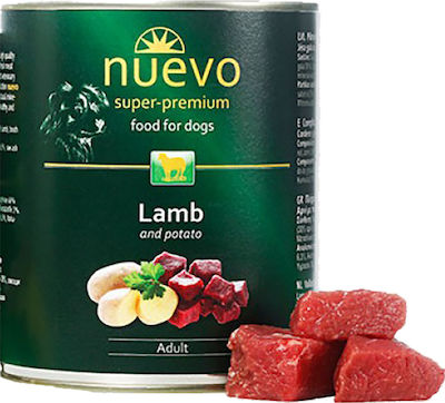 Nuevo Super Premium Nassfutter mit Lamm und Kartoffeln 1 x 800g