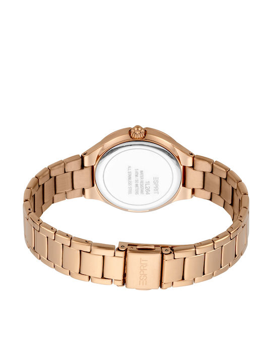 Esprit Дамски Часовник 32mm Кварцов Със Златна Метална Верижка