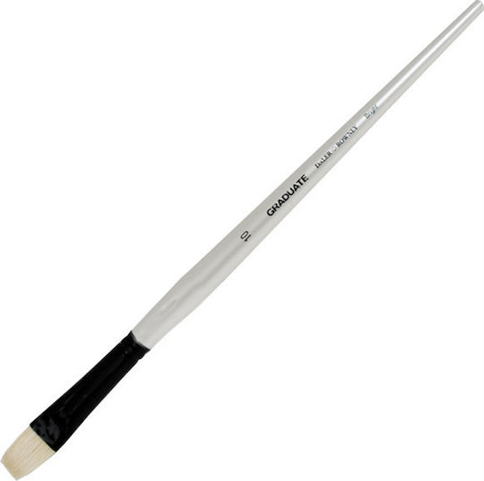 Daler Rowney Graduate Synthetic Bristle Flat Plaque Paint Brush No10