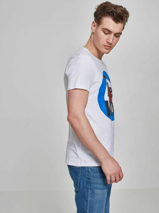 Merchcode MC135 The Who Classic Target T-shirt Λευκό Βαμβακερό