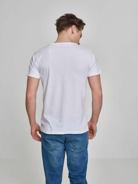 Merchcode MC135 The Who Classic Target T-shirt Λευκό Βαμβακερό