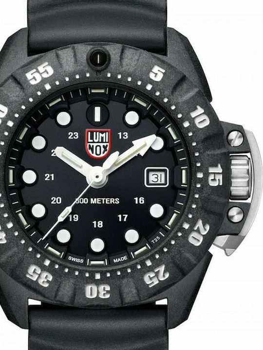 Luminox Scott Cassell Deep Dive 1550 Серия Мъжки часовник с Материал Каучук и Механизъм на батерия Luminox Scott Cassell Deep Dive 1550 Серия Мъжки часовник с Материал Каучук и Механизъм на батерия