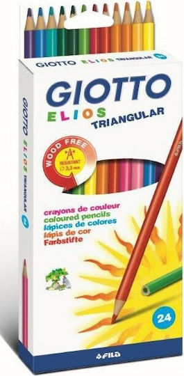 Giotto Elios Triangular Colored Pencil Set Package of 1 packages