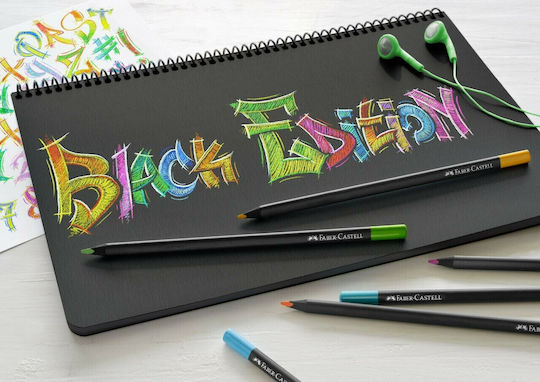 Faber-Castell Black Edition SuperSoft Colored Pencil Set Package of 1 packages