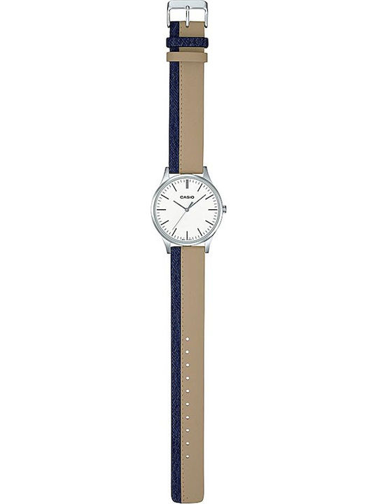Casio Standard Ρολόι Μπαταρίας με Δερμάτινο Λουράκι