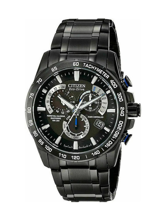 Citizen Uhr Chronograph Solar mit Schwarz