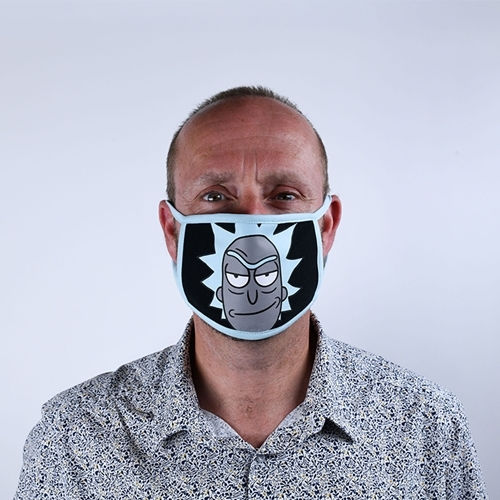 Pyramid International Cloth Face Mask Black PYR85563 2pcs