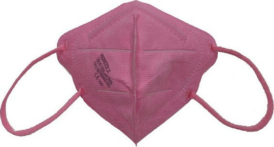Famex Kids Mask FFP2 NR Μάσκα Προστασίας FFP2 για Παιδιά Ροζ 1τμχ