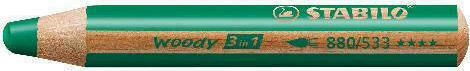 Stabilo Woody Colored Pencil Set Green Package of 1 packages