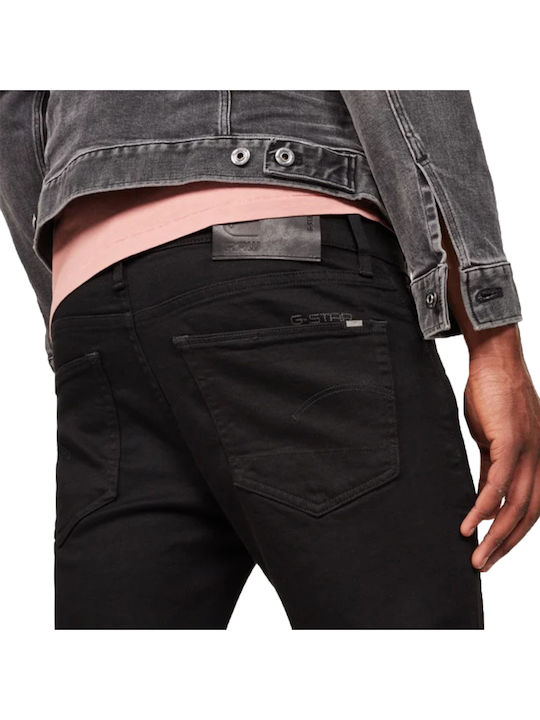 3301 Men's Jeans Pants with Slim Tapered Fit Black