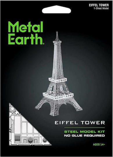 Fascinations Eiffel Tower Metal Modeling Figure Monument 11.3x4x11.3cm.