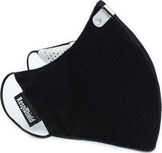 DiaVita Respishield ΡΜ2.5 Small Mască de protecție Țesătură Mici Negru 1buc