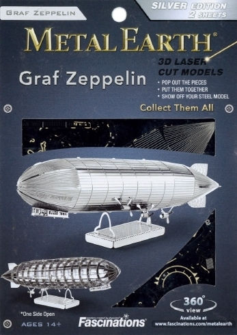 Fascinations Graf Zeppelin Метал Фигура за Моделизъм Самолет 12.1x3.7x3.5см.