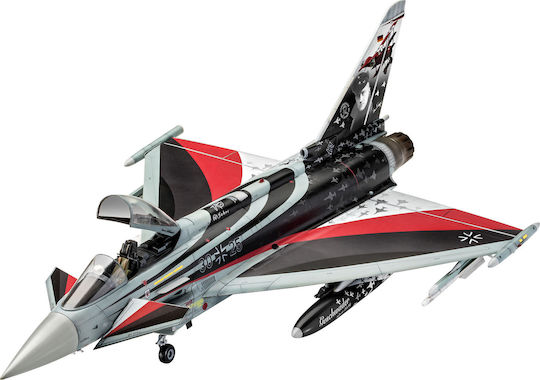 Revell Eurofighter Typhoon "Baron Spirit" Modeling Figure Airplane Red 228 Pieces in Scale 1:48 33x23.1cm.
