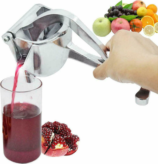 Hand Press Lemon / Orange / Pomegranate made of Stainless Steel in Silver Color
