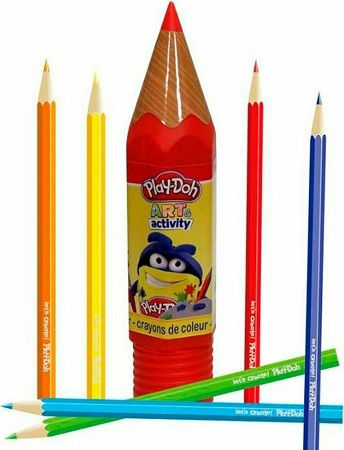 Hasbro Play-Doh Farbstift-Set mit dicker Spitze 12Stück Packung von 1 Verpackungen