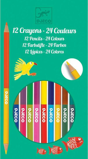 Djeco Ξυλομπογιές Σετ 12 χρώματα