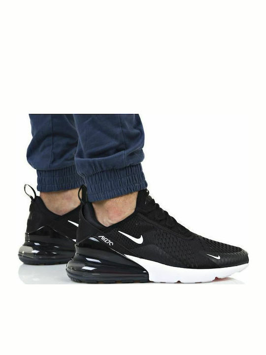 Air Max 270 Men's Sneakers Black Anthracite White Solar Red