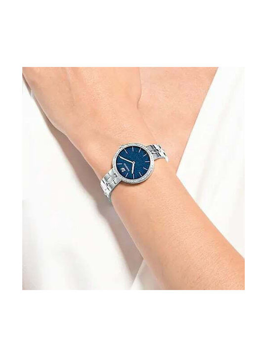 Swarovski Cosmopolitan Watch with Silver Metal Bracelet