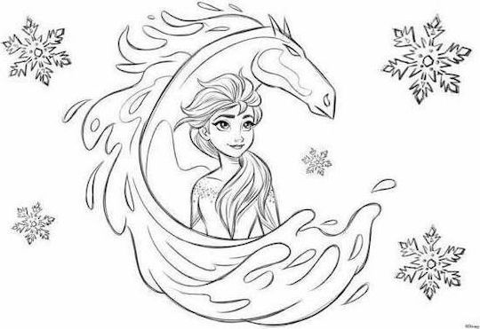 Diakakis Drawing Pad Frozen 2 1pcs