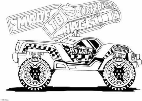 Diakakis Drawing Pad Hot Wheels 1pcs