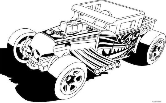 Diakakis Drawing Pad Hot Wheels 1pcs