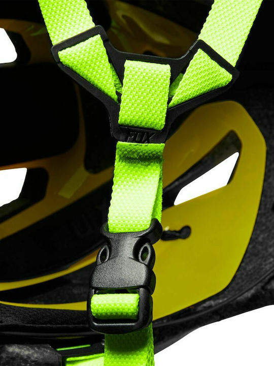 Fox Mainframe Cască de Bicicletă Munte cu Protecție MIPS Verde