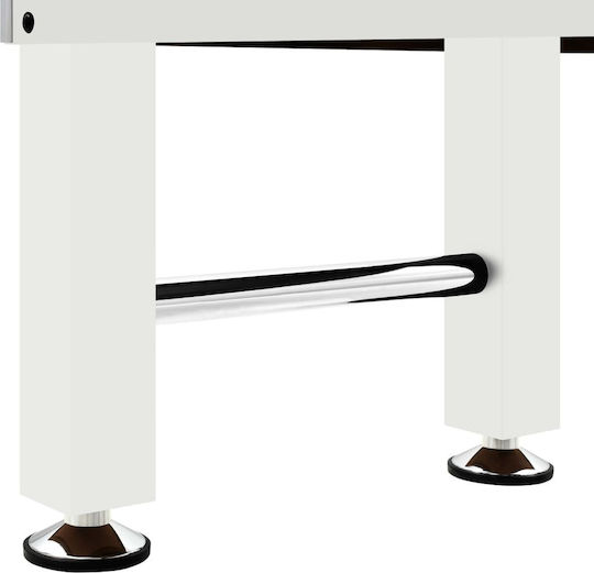 vidaXL Football Standing Table with Telescopic Rods L140xW74.5xH87.5cm White